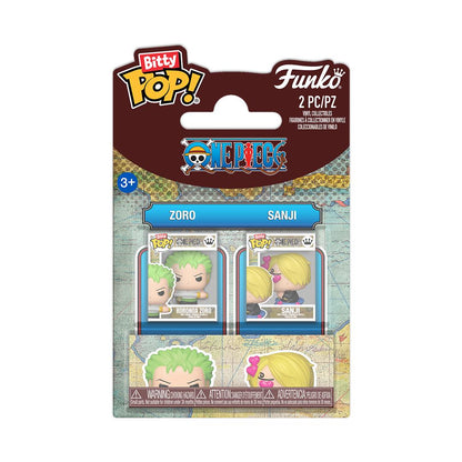 Funko Bitty Pop! Zoro & Sanji 2-Pack